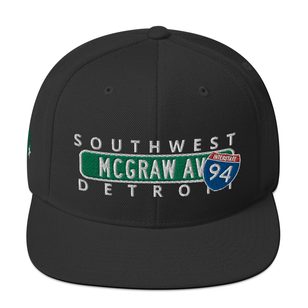 Concrete Streets / City Nights McGraw Ave DET Snapback Hat