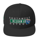 Concrete Streets / City Nights McGraw Ave DET Snapback Hat