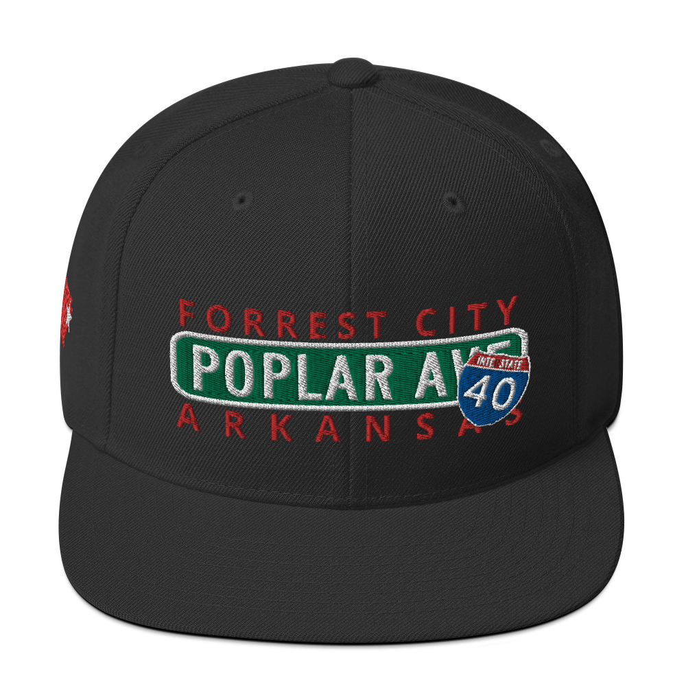 CIty Nights Poplar Ave AR Snapback Hat