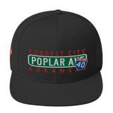 CIty Nights Poplar Ave AR Snapback Hat