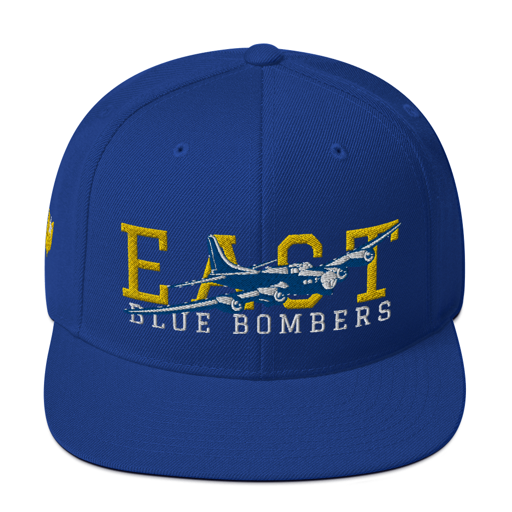 Cleveland East Blue Bombers Retro Snapback Hat