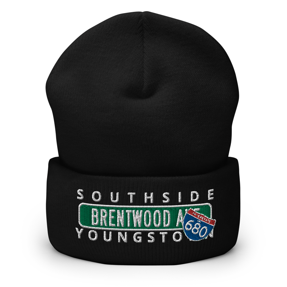 City Nights Brentwood Ave YO Cuffed Beanie