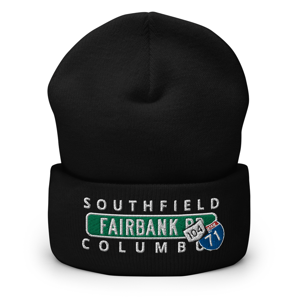 City Nights Fairbank Rd CO Cuffed Beanie