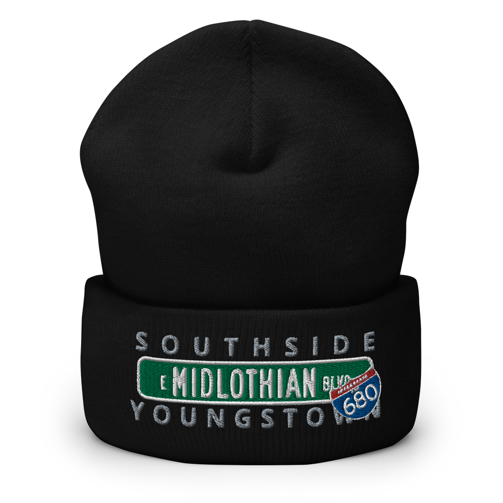 City Nights E Midlothian Ave YO Cuffed Beanie