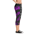 Roses Spin Capri Leggings