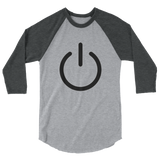 Power 3/4 sleeve raglan shirt