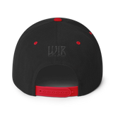 Black Rose Snapback Hat