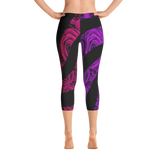 Roses Spin Capri Leggings