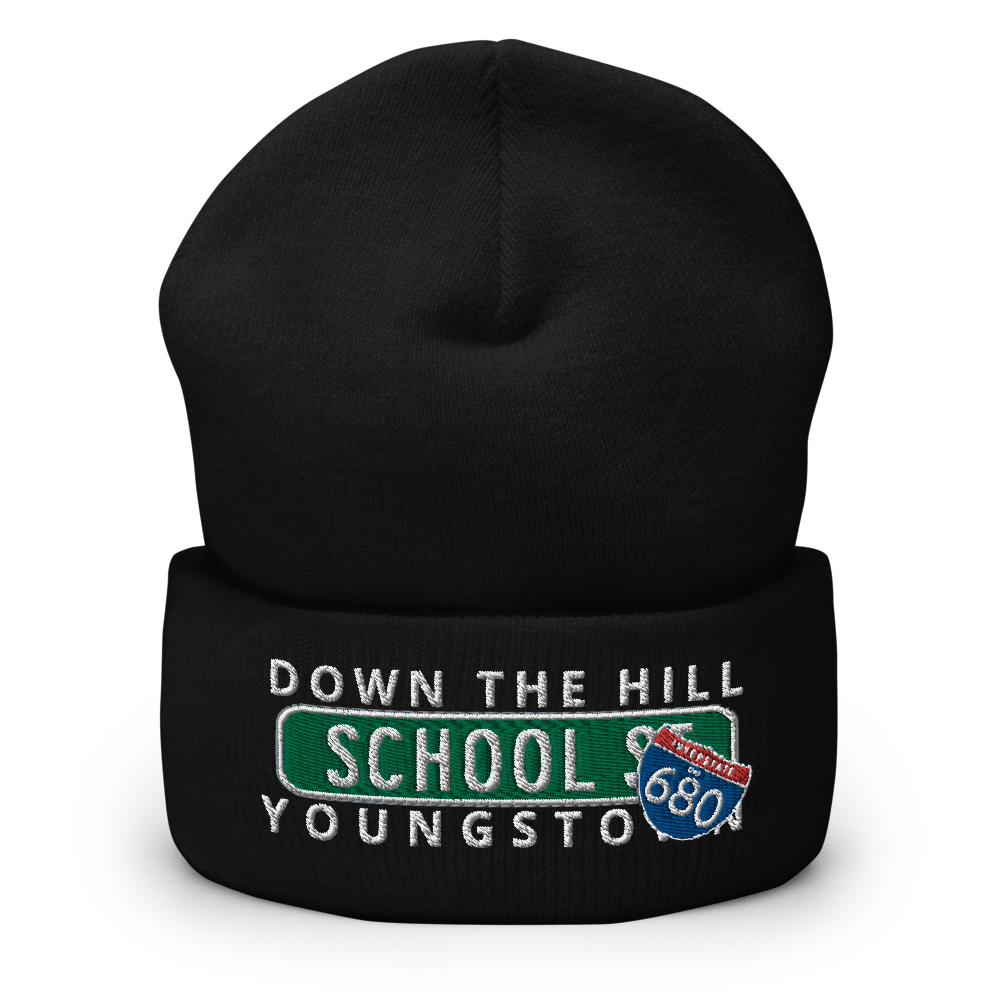 City Nights School St YO Cuffed Beanie