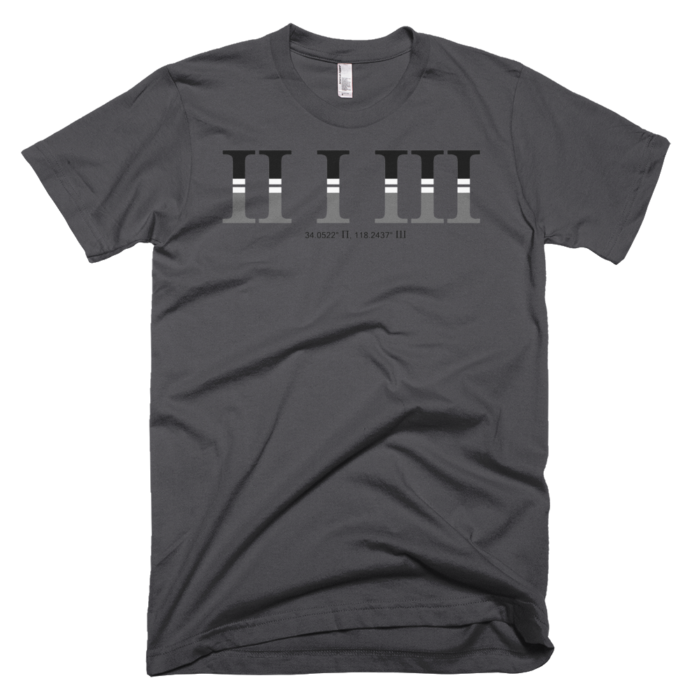 213 Numerals LA Silver/Black