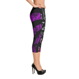 Roses Spin Capri Leggings