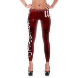 Red Wedding Slayed Leggings