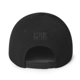 Black Rose Snapback Hat