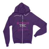 Between The Lines Pink Purple Hoodie