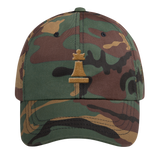 Queen Piece Gold Adjustable Hat