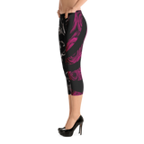 Roses Spin Capri Leggings