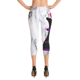 Marble Queen Capri Leggings