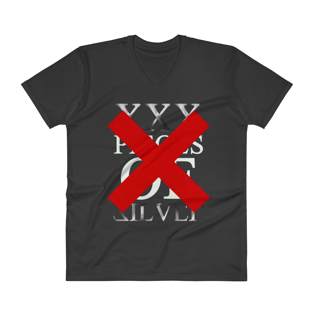 Never Sell Out (30 Pieces of Silver) V-Neck T-Shirt