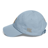Queen Piece Gold Adjustable Hat