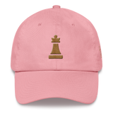 Queen Piece Gold Adjustable Hat