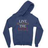 Between The Lines Zip Hoodie