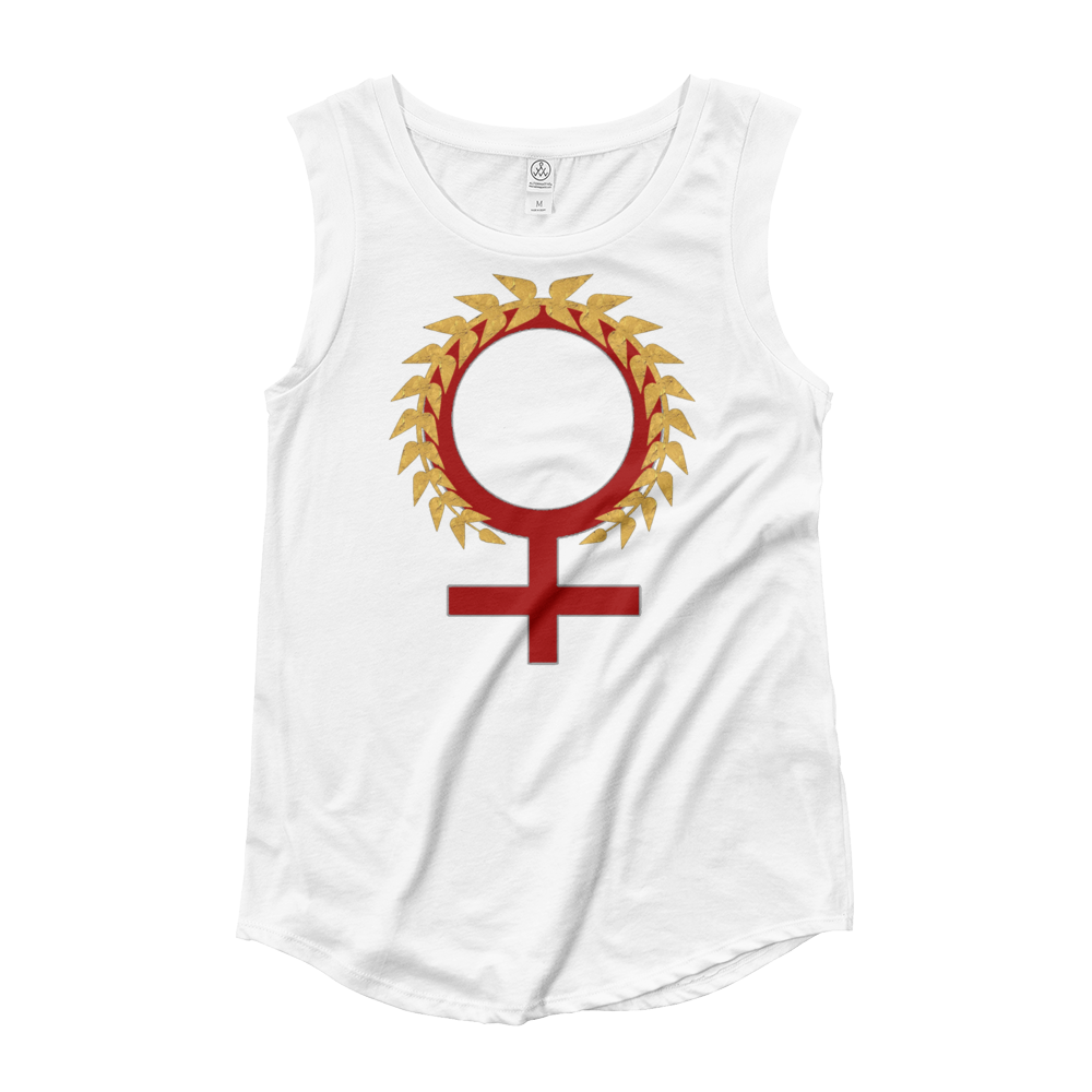 Goddess Gold Sleeveless T-Shirt
