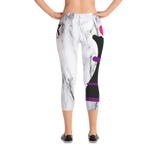 Marble Queen Capri Leggings