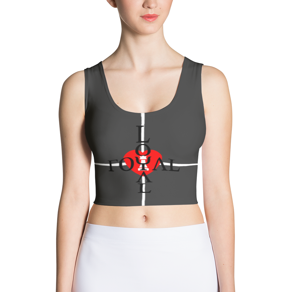 Royal Loyal Line Crop Top