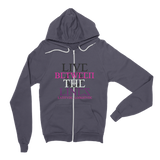 Between The Lines Pink Purple Hoodie