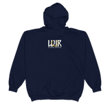 Classic Ivory Button Zip Hoodie