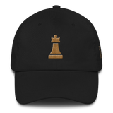 Queen Piece Gold Adjustable Hat