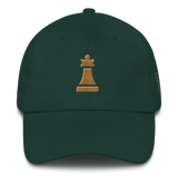 Queen Piece Gold Adjustable Hat