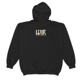 Classic Ivory Button Zip Hoodie