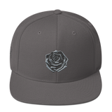 Black Rose Snapback Hat