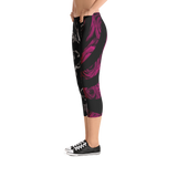 Roses Spin Capri Leggings