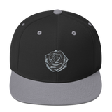 Black Rose Snapback Hat