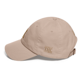 Queen Piece Gold Adjustable Hat