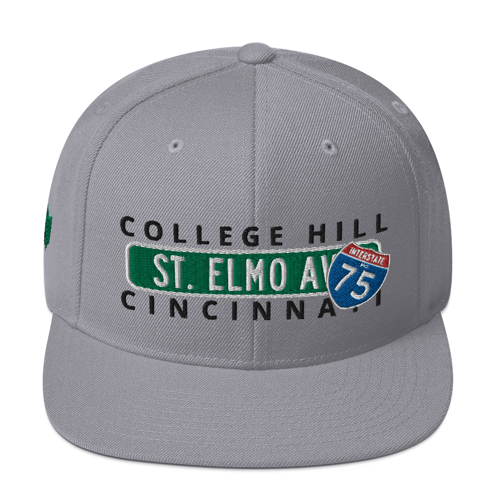 Concrete Streets St Elmo Ave CIN Snapback Hat