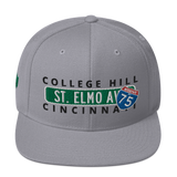 Concrete Streets St Elmo Ave CIN Snapback Hat