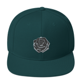 Black Rose Snapback Hat