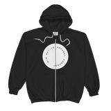 Classic Ivory Button Zip Hoodie