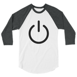 Power 3/4 sleeve raglan shirt