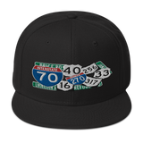 Concrete Streets Columbus East Delux Snapback Hat