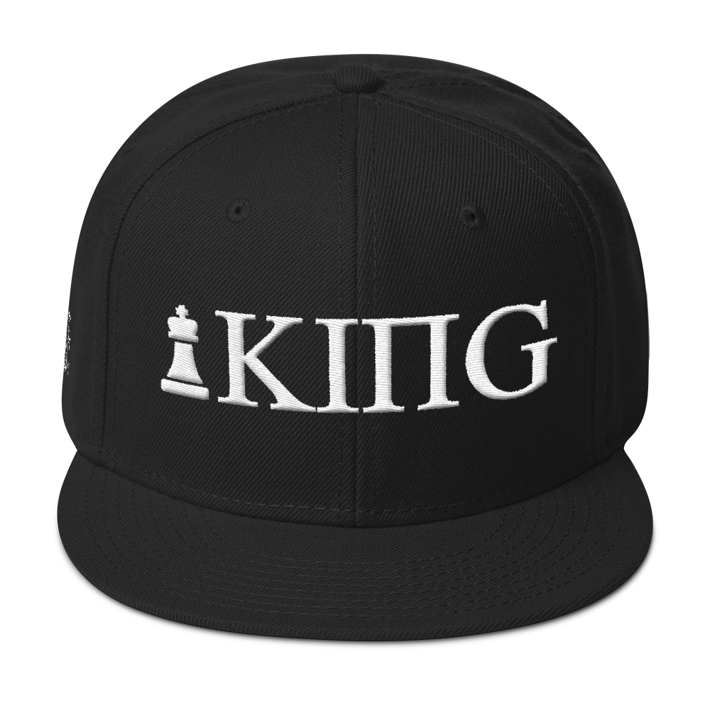 King Statement Snapback Hat