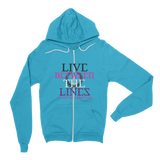 Between The Lines Pink Purple Hoodie