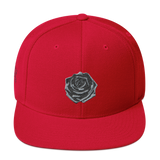 Black Rose Snapback Hat