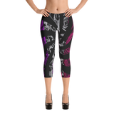 Roses Spin Capri Leggings