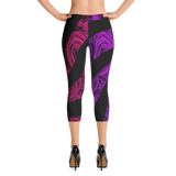Roses Spin Capri Leggings