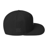 Black Rose Snapback Hat