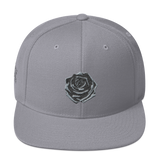 Black Rose Snapback Hat